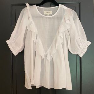 The great ruffle triangle top size 1